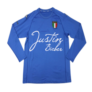 Selección de Italia x Justin Bieber camiseta manga larga