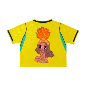 Selección de Brasil x Karol g camiseta crop top