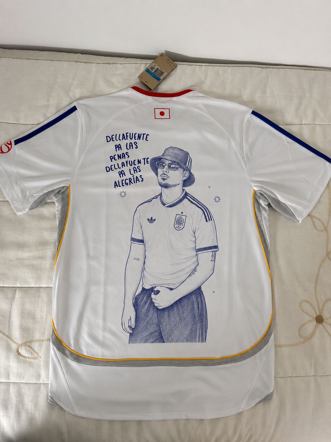 Foto de Raúl Díaz con su camiseta